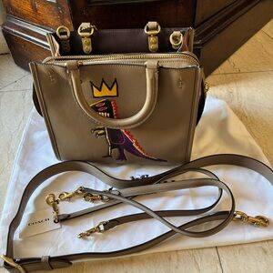 Coach X Jean- Michel Basquiat crossbody shoulder leather bag